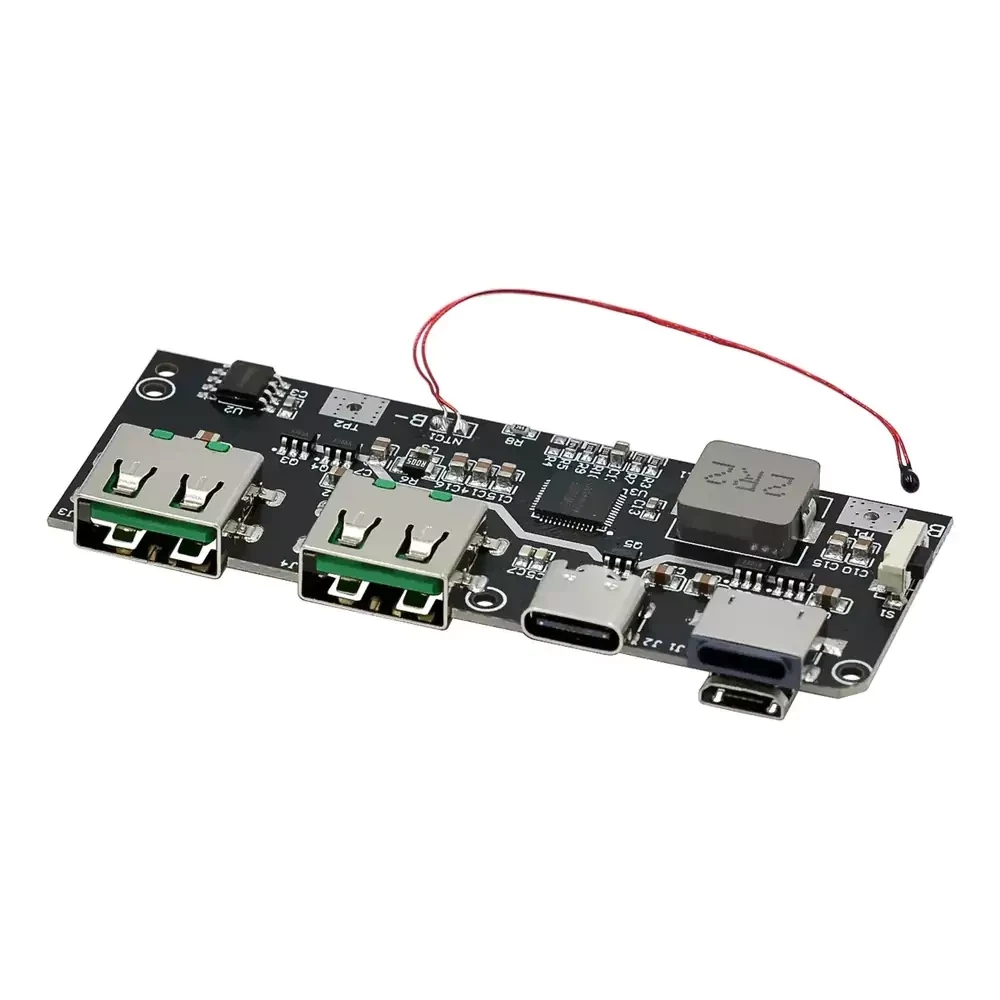 Çift USB 5V 22.5W Led’li Micro Type-C Powerbank Hızlı Şarj Modülü