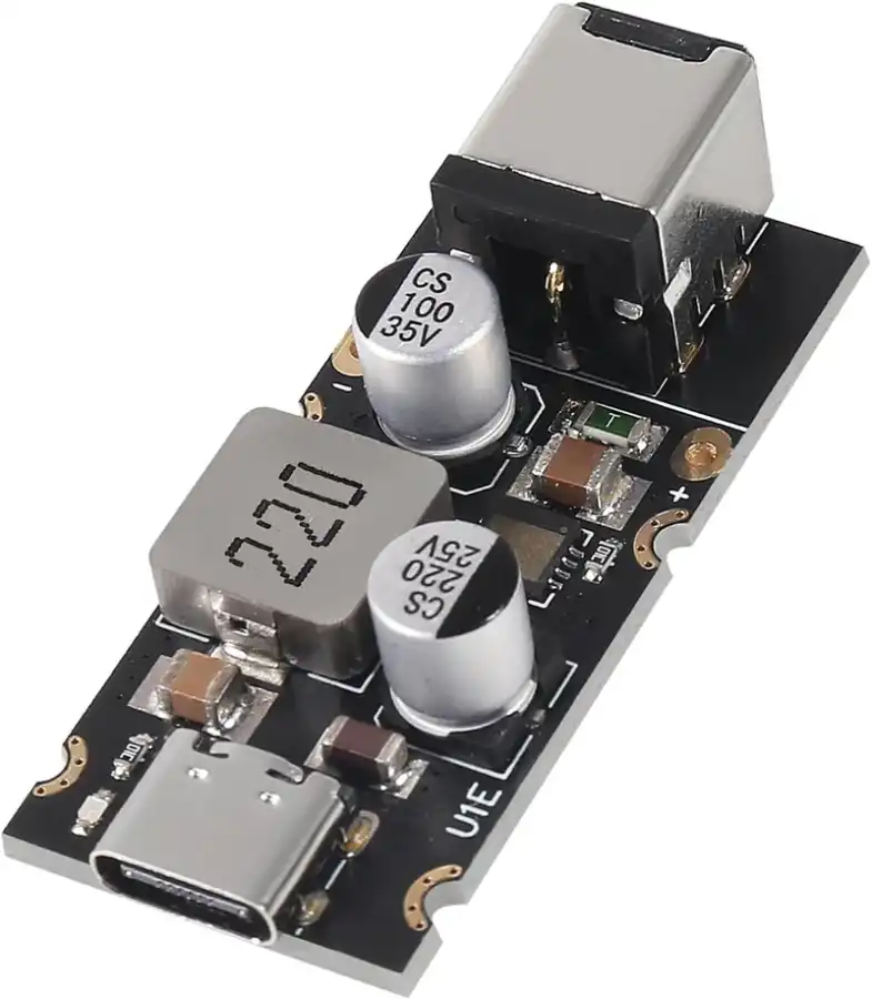 Pd65w Type-C USB Qc3.0 5V 9V 12V 20V Hızlı Şarj Modülü – 2.1x5.5 Jack
