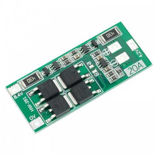 2S 20A 8.4V BMS 18650 Lityum Lipo Pil Şarj Koruma Devresi