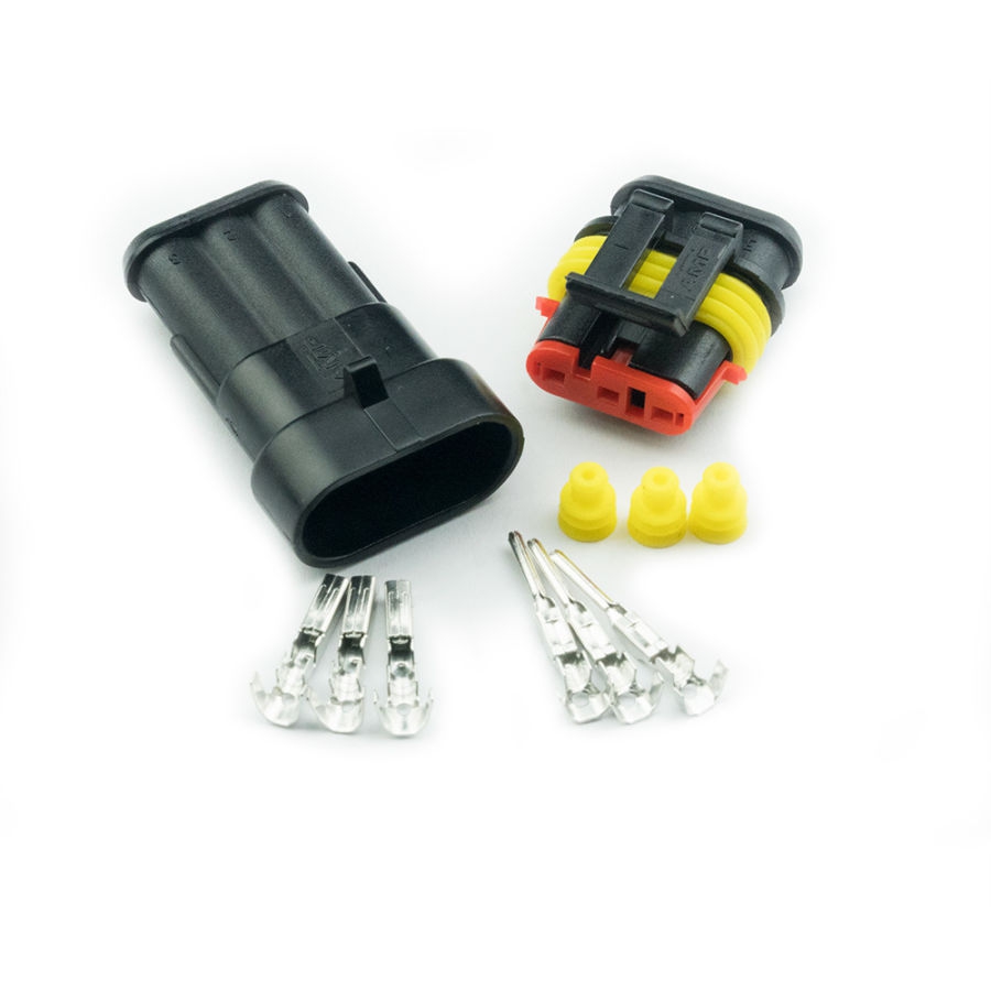 6 Pin Su Geçirmez Araç Konnektör Takımı 1.5mm