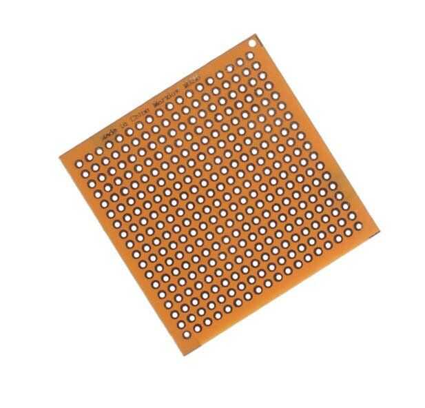 5x5 Delikli Bakırlı Plaket