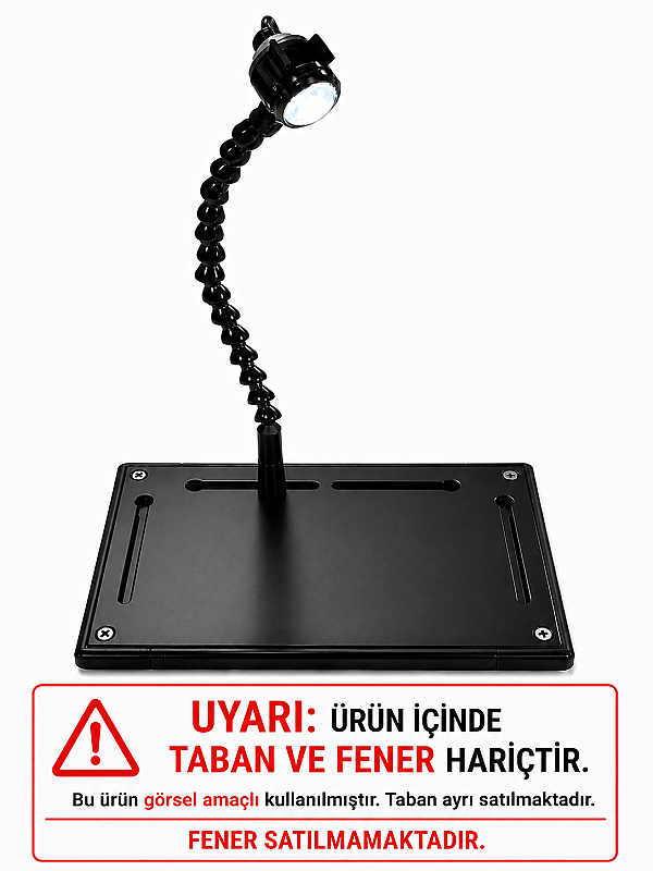 ZD-11P Esnek LED Fener Tutucu Kol Aparatı ve Fener - TABANSIZ