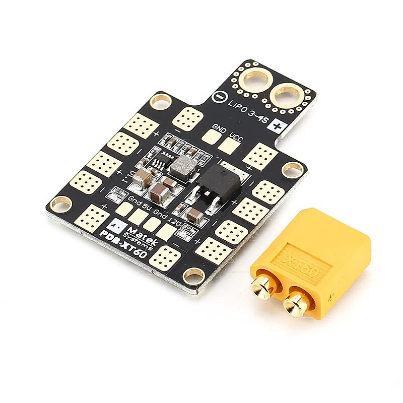 Matek PDB-XT60 w/ BEC 5V & 12V ESC Güç Dağıtım Kartı