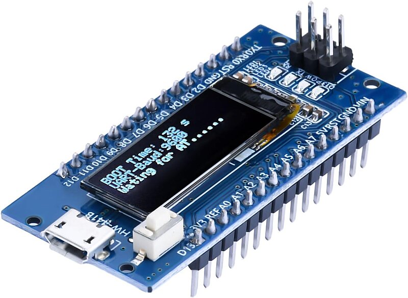 0.91 İnç LCD Ekranlı Arduino Nano CH340 Geliştirme Kartı